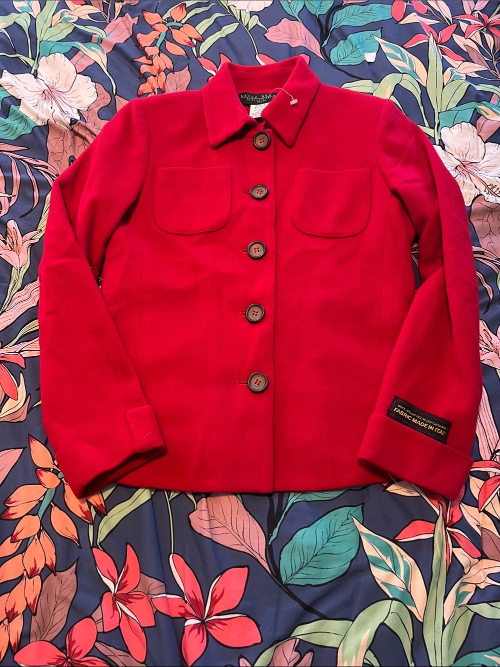 Vintage Harve Bernard wool and cashmere short blazer. Has original tag!